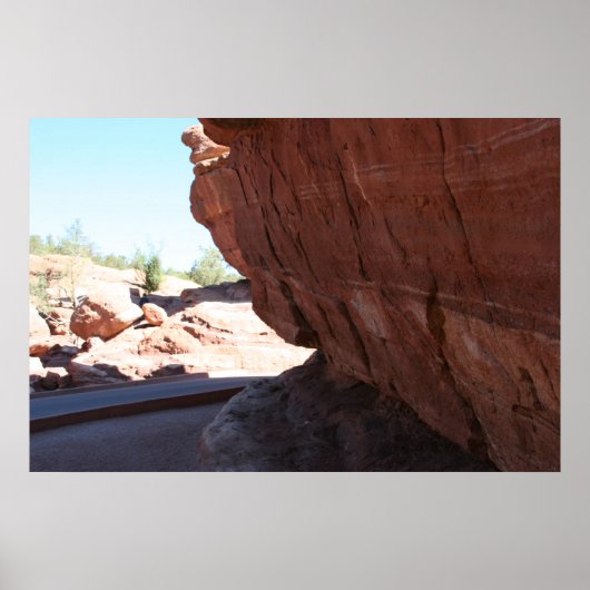 Red Rock Face Poster (Voorkant)