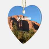 Red Rock in Sedona Keramisch Ornament (Links)