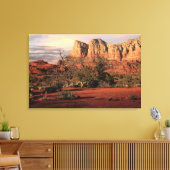 Red Rock Land Canvas Afdruk (Insitu (Woonkamer))