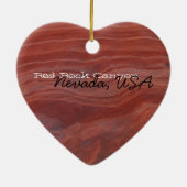 Red Rock Layer Study; Nevada Souvenir Keramisch Ornament (Achterkant)