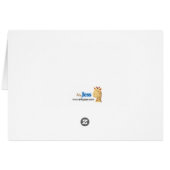 Red Rock Star Folded Hartelijk dank (Achterkant Horizontaal)