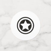 Red Rock Star Rockabye Baby shower Confetti (Petit recto)