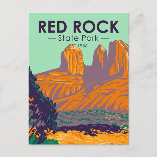 Red Rock State Park Arizona Briefkaart (Voorkant)