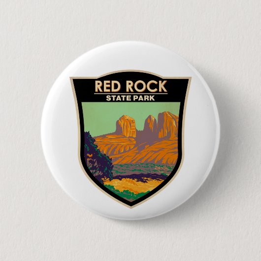 Red Rock State Park Arizona  Ronde Button 5,7 Cm (Voorkant)