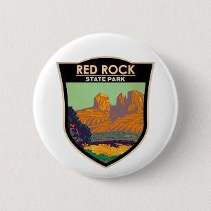 Red Rock State Park Arizona  Ronde Button 5,7 Cm