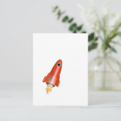 Red Rocket Briefkaart (Staand voorkant)