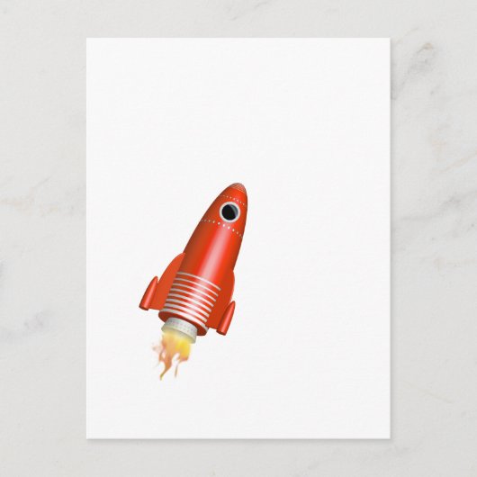 Red Rocket Briefkaart (Voorkant)