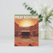 Red Rocks Amphitheater Colorado Briefkaart (Staand voorkant)