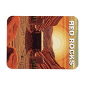 Red Rocks Amphitheater Colorado Magneet (Horizontaal)