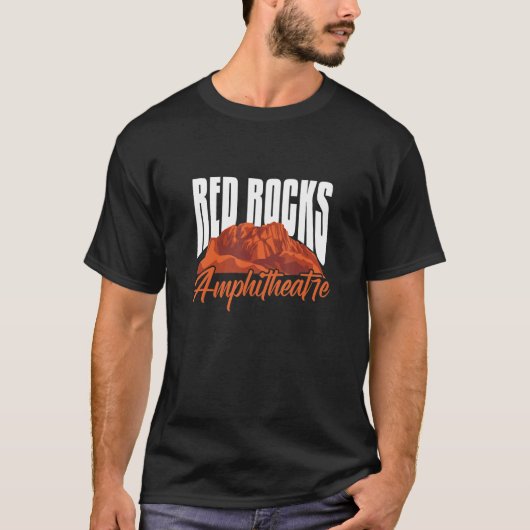 Red Rocks Amphitheatre Morrison Colorado Concerts T-shirt (Voorkant)