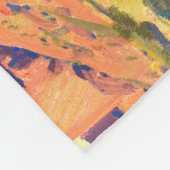Red Rocks and Cactus van Maynard Dixon Fleece Deken (Hoek)