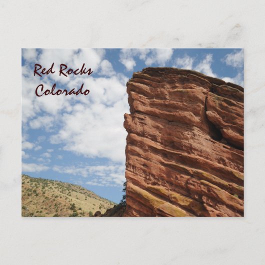 Red Rocks, Colorado Briefkaart (Voorkant)