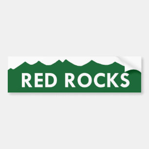 Red Rocks Colorado Bumpersticker