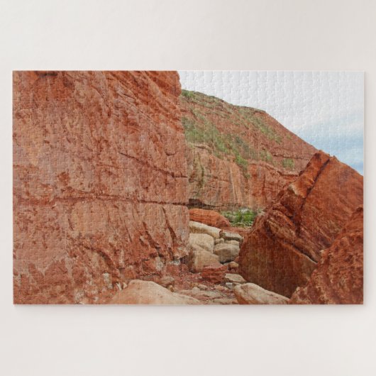 Red rocks, Devon, Engeland 1014-pc Legpuzzel (Horizontaal)