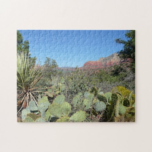 Red Rocks en Cacti I Legpuzzel (Horizontaal)