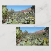 Red Rocks en Cacti I Visitekaartje (Voorkant / Achterkant)