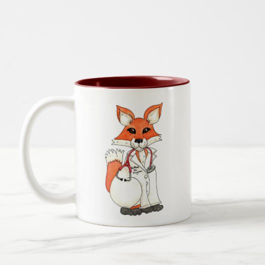 Red Rocks Fox Mug (Gauche)