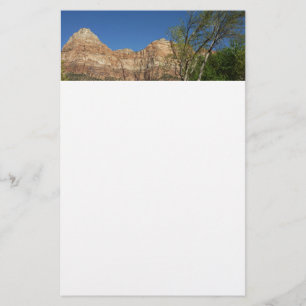 Red Rocks in Zion National Park Briefpapier