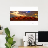 Red Rocks Poster (Thuiskantoor)