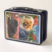 RED ROCKS ROSAN Chow portret Metal Lunch Box (Achterkant)