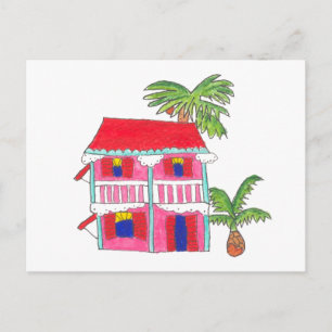Red Roof House Briefkaart