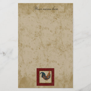 Red Rooster Briefpapier