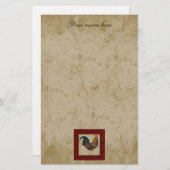 Red Rooster Briefpapier (Voorkant / Achterkant)