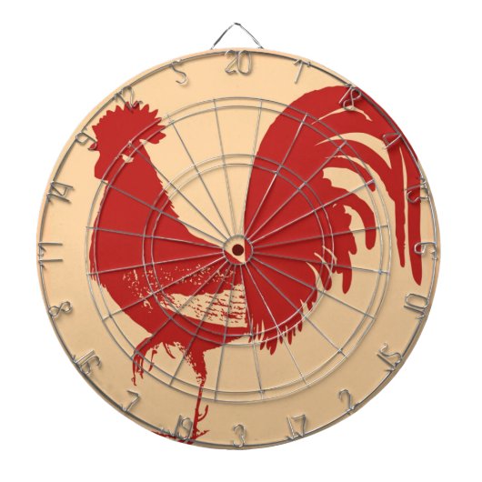 Red Rooster Dartbord (Voorkant)