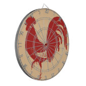 Red Rooster Dartbord (Voorkant Links)