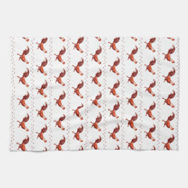 Red Rooster keukenhanddoek