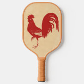 Red Rooster Pickleball Paddle (Achterkant)