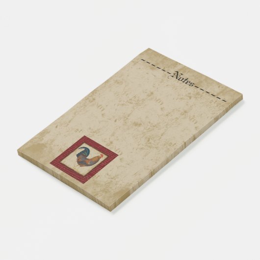 Red Rooster Post-it® Notes (Schuin)