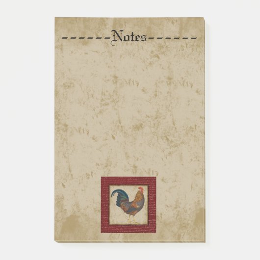 Red Rooster Post-it® Notes (Voorkant)