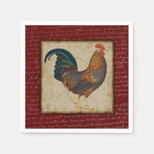 Red Rooster Servet (Voorkant)