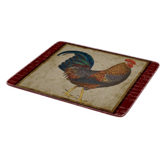 Red Rooster Snijplank (Hoek)