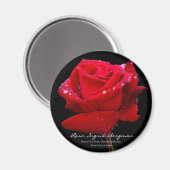 Red Rose マ ネ ト Magneet (Voorkant / Achterkant)