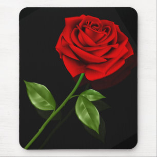 Red Rose 2 Mousepad Muismat