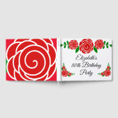 Red Rose 80th Birthday Party Gastenboek (Volledig)