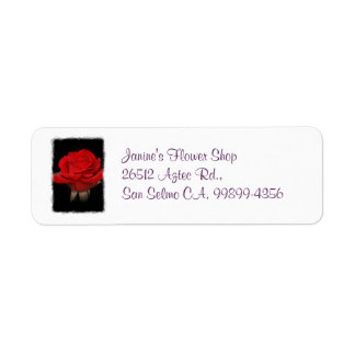 Red Rose Adres Label 2