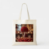 Red Rose Aesthetic Valentine Romantic Tote Bag (Dos)
