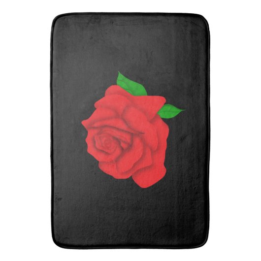 Red Rose Badmat (Voorkant Verticaal)