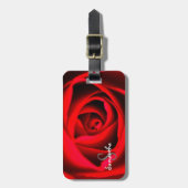 Red Rose Bagagelabel (Voorkant verticaal)