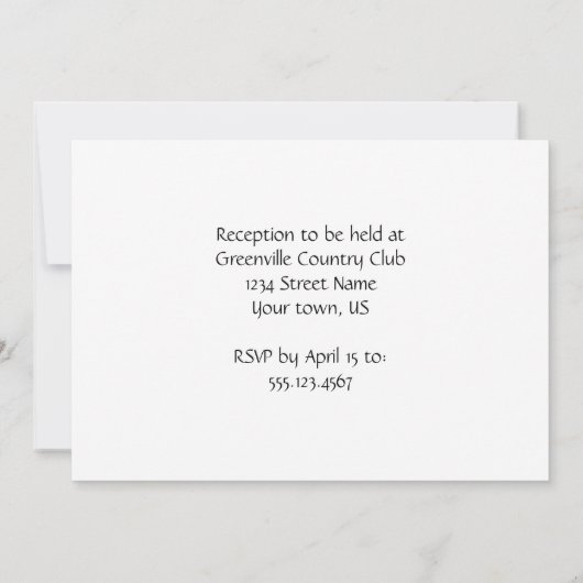 Red Rose Black Stripes Weddenschap Kaart (Achterkant)