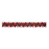 Red Rose Bloom | Rood wit en zwart Lint (Voorkant)