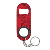 Red Rose Bottle Open Sleutelhanger Mini Flessenopener (Achterkant)