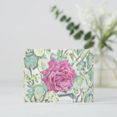 Red Rose Briefkaart (Staand voorkant)