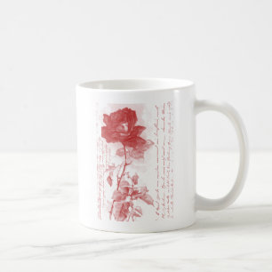 Red Rose Briefkaart Design Koffiemok