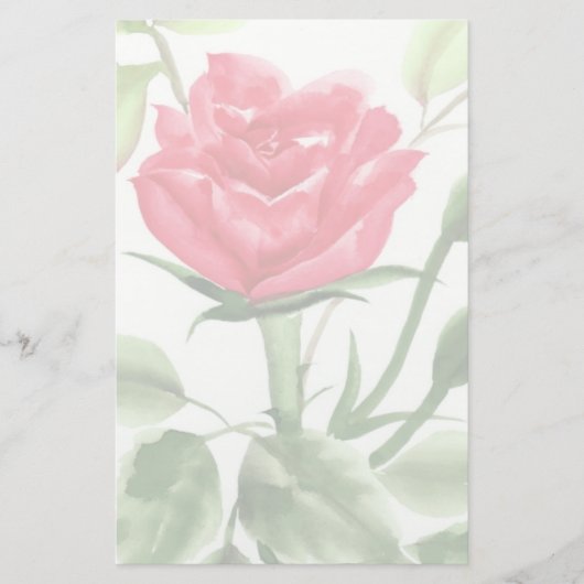 Red Rose Briefpapier (Voorkant)