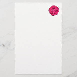Red Rose Briefpapier