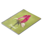 Red Rose Bud Art Journal Notitieboek (Linkerzijde)
